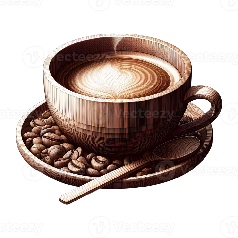 Coffee cup isolated on transparent background png