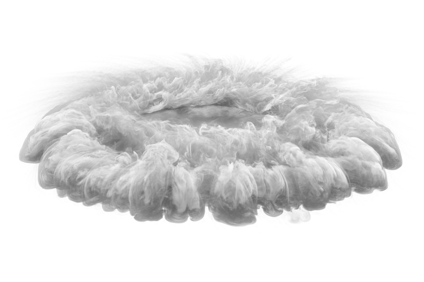 Smoke shockwave on transparent background png