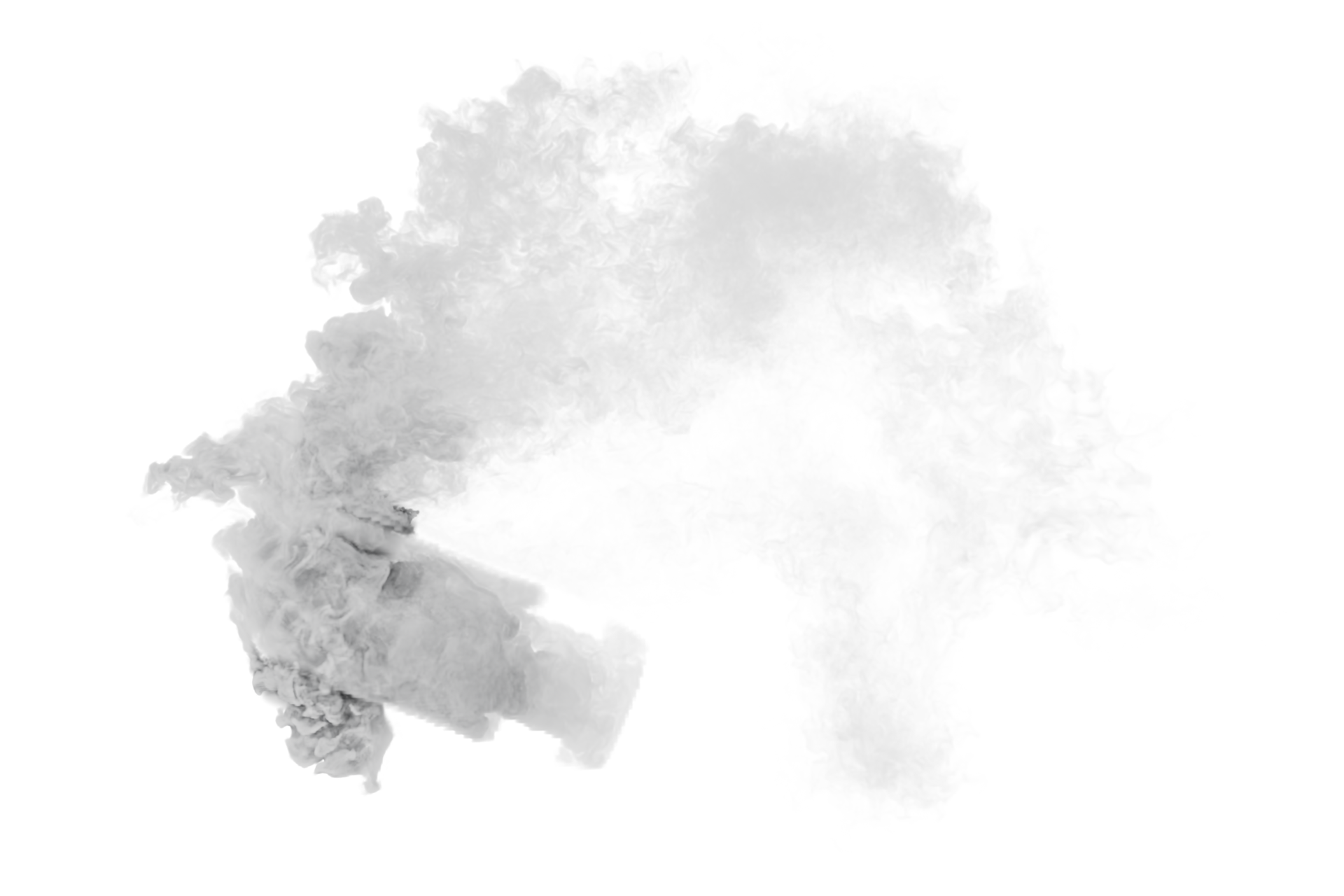 Smoke car burnout on transparent background 44314855 PNG