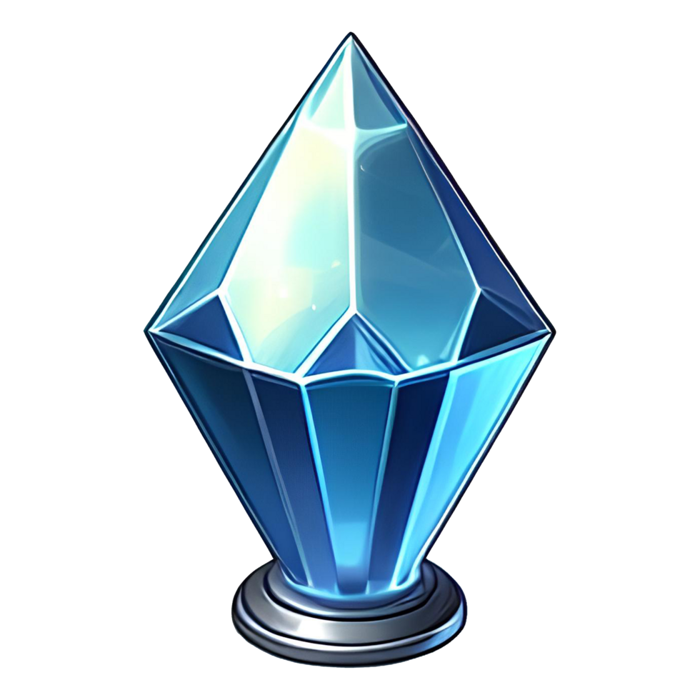 blue diamond crystal png