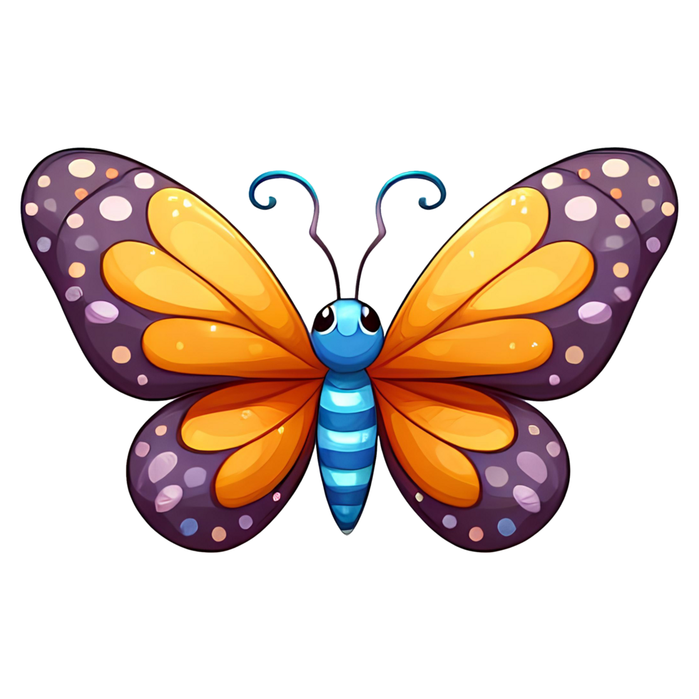 Enchanting Butterfly in Animated Design png