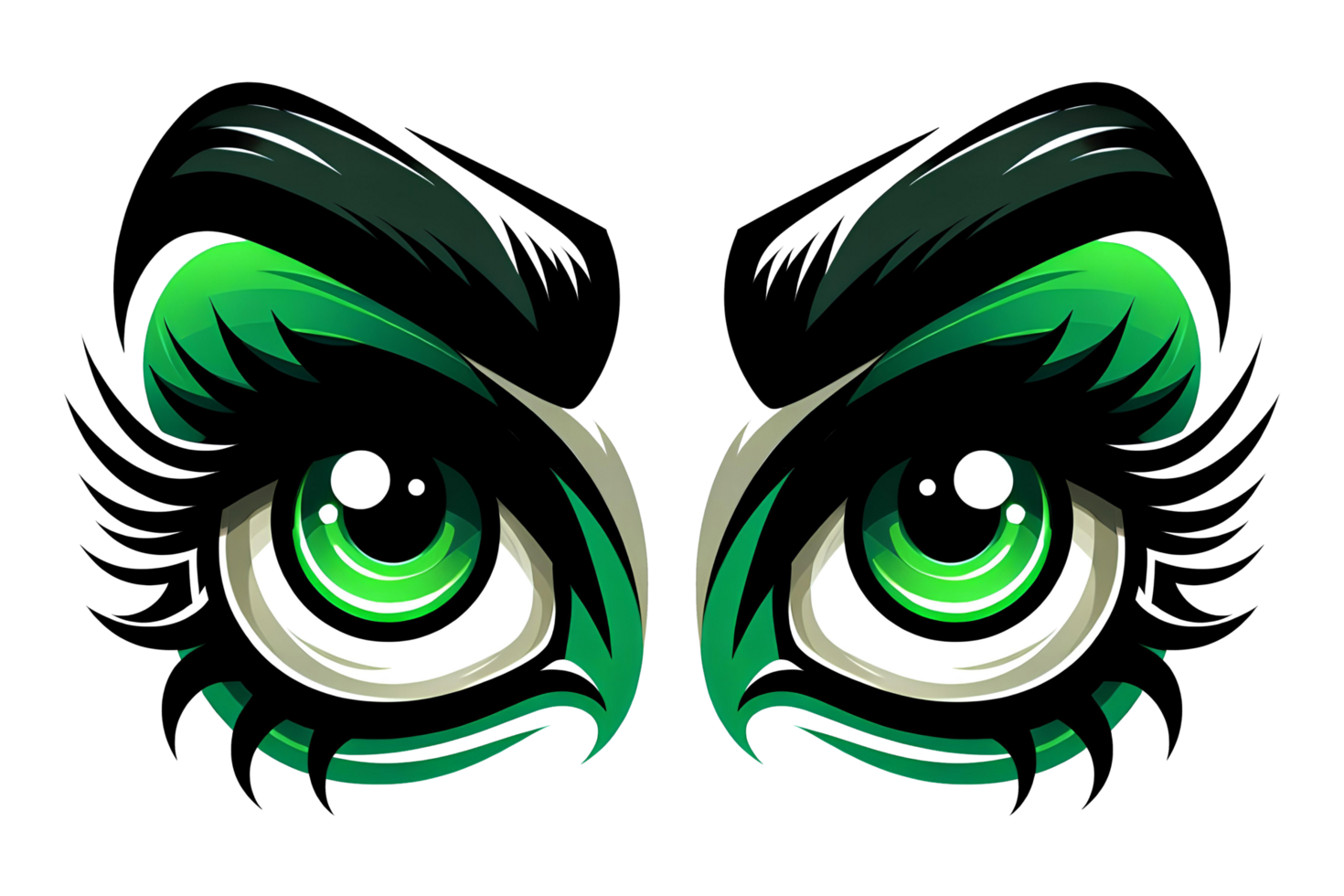 Funny retro cartoon character face drawing png