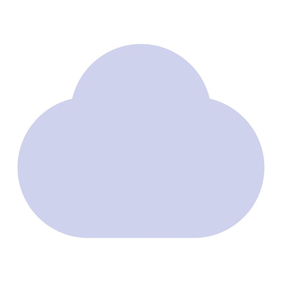 Cloud icon for uiux, web, app, infographic, etc vector