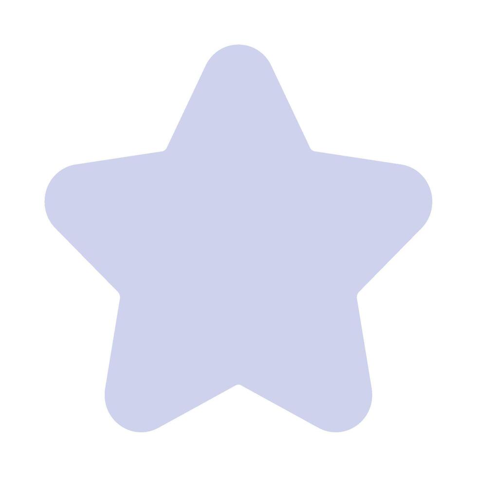 Star icon for uiux, web, app, infographic, etc vector