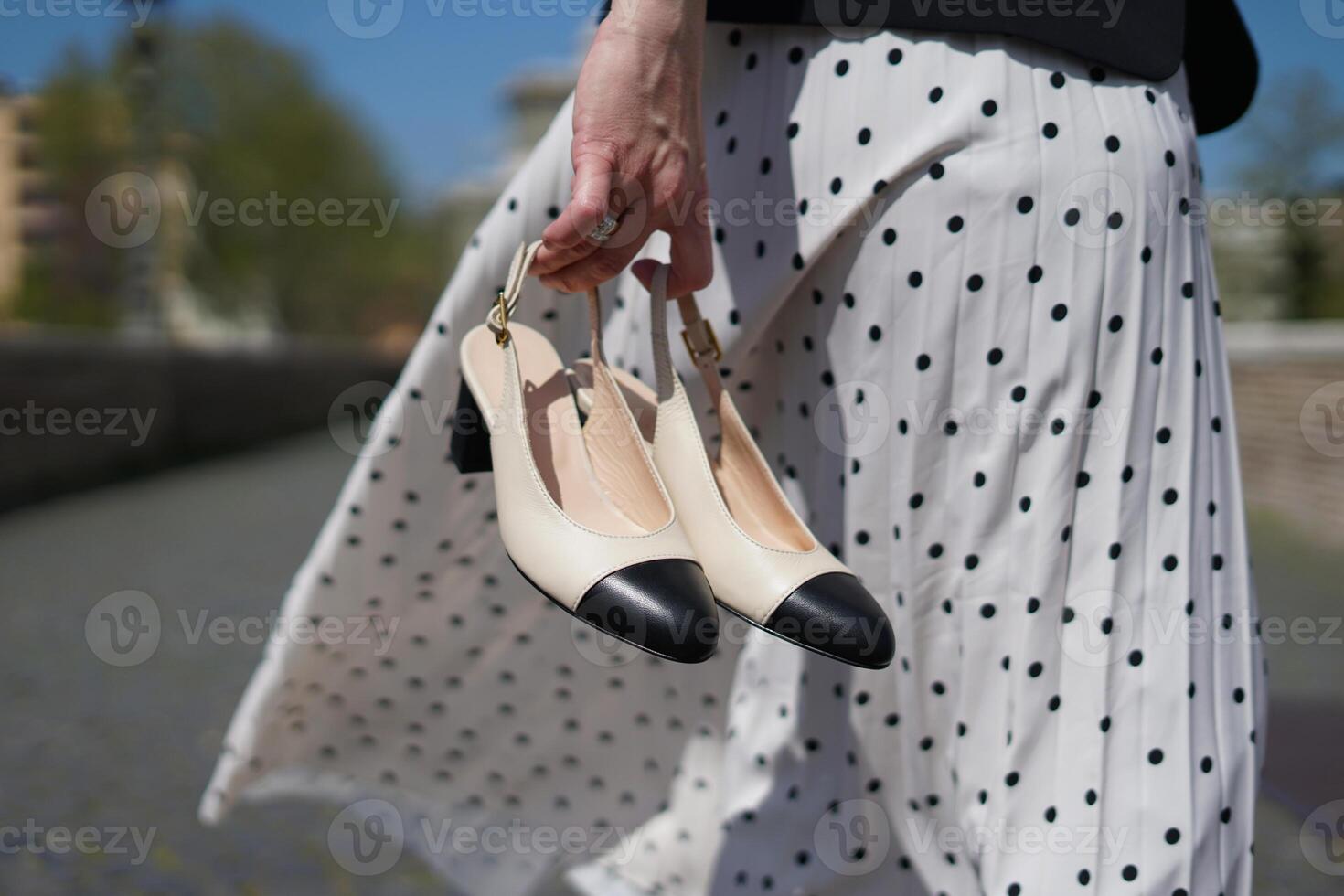 elegante De las mujeres Zapatos un verano estilo foto