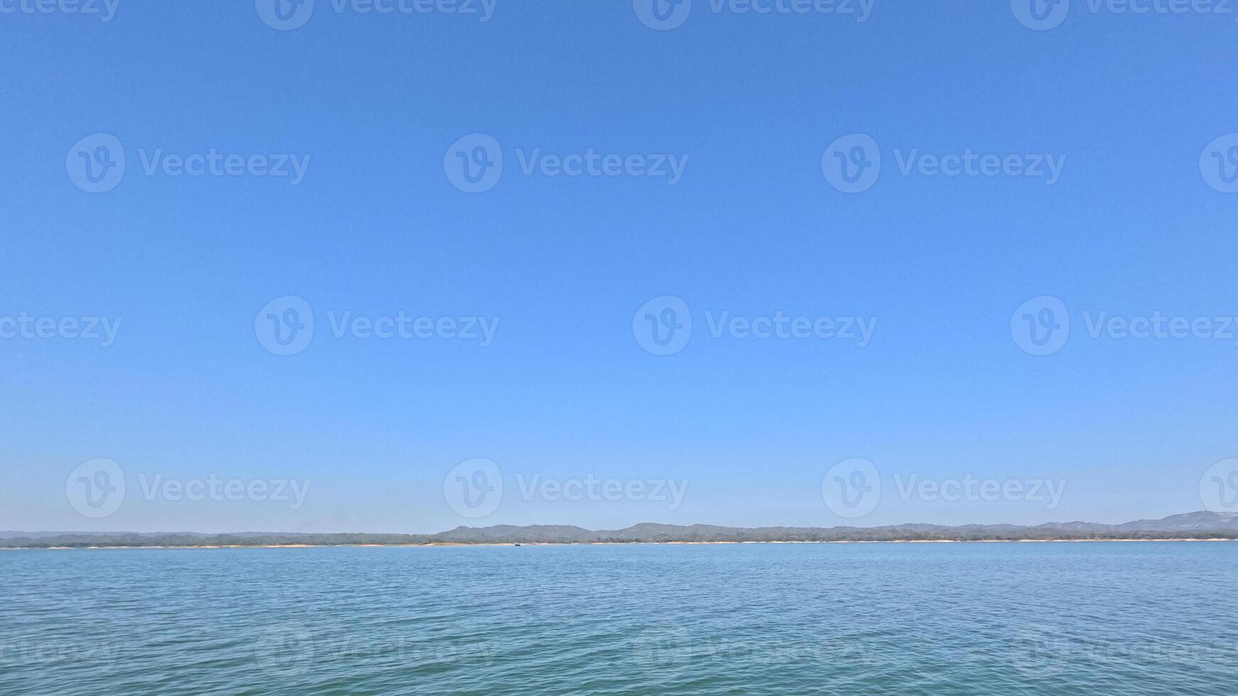 Kaptai lake Rangamati sky and horizon photo