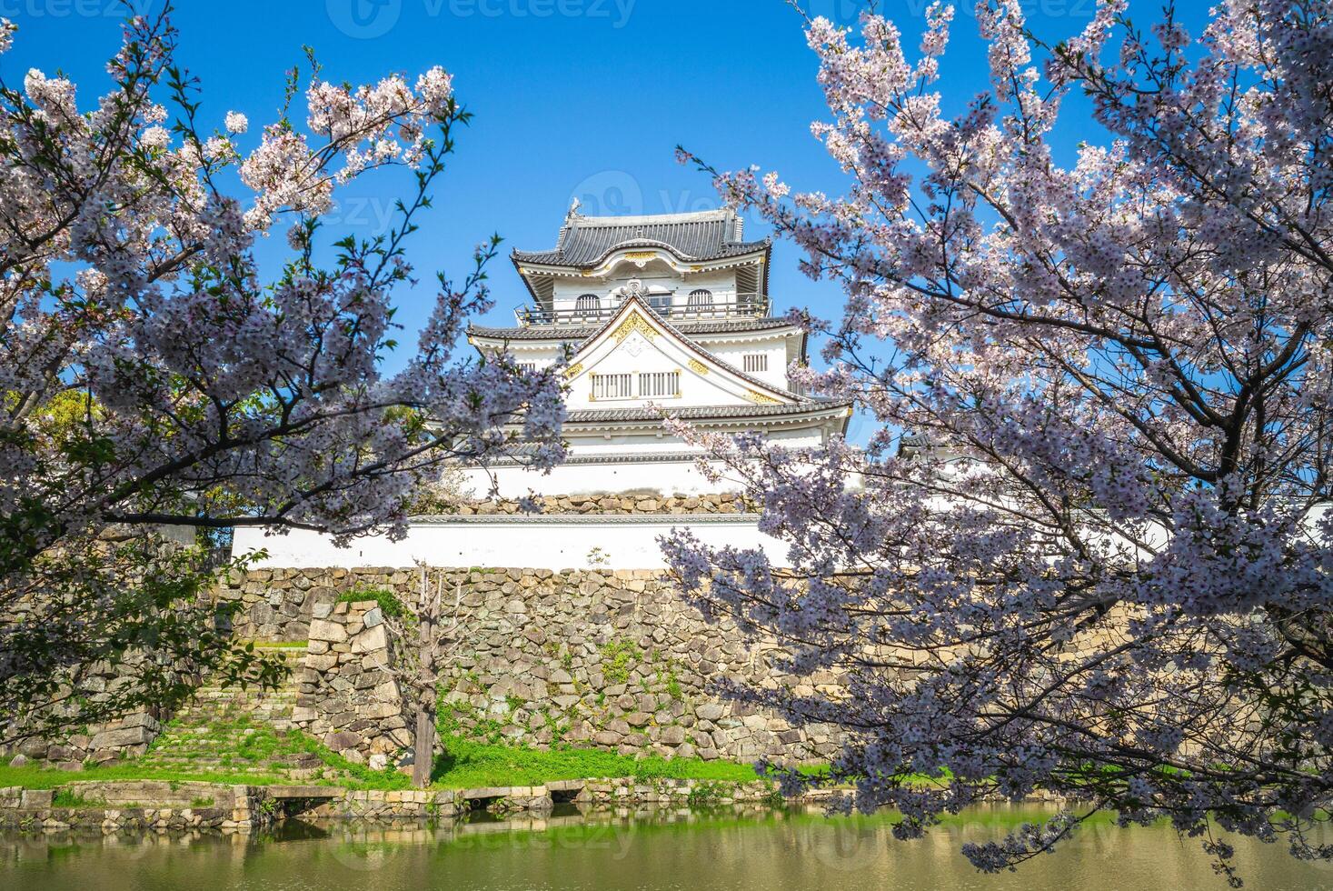 Kishiwada Castle, a Japanese castle located in Kishiwada city, Osaka, Japan. photo