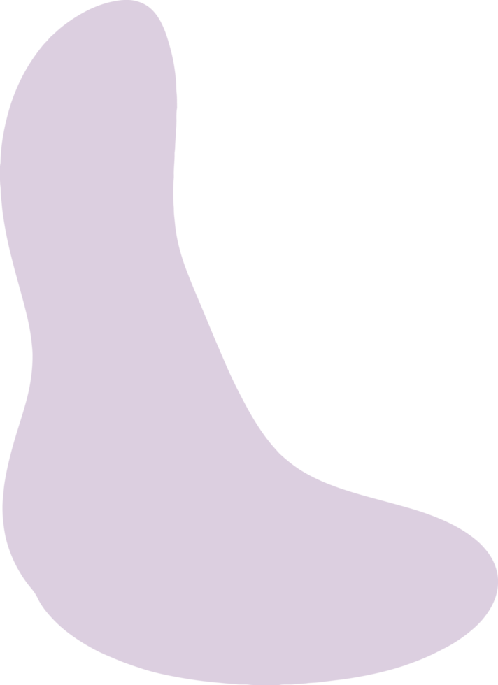 biologico boho forma, macchia forma semplice scarabocchio linea arte png