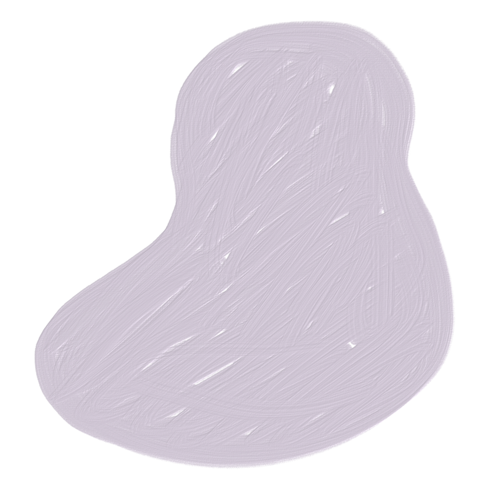 Organic shape oil texture hand paint, boho blob background png