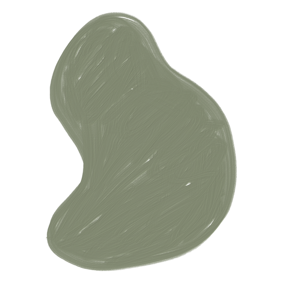 Organic shape oil texture hand paint, boho blob background png