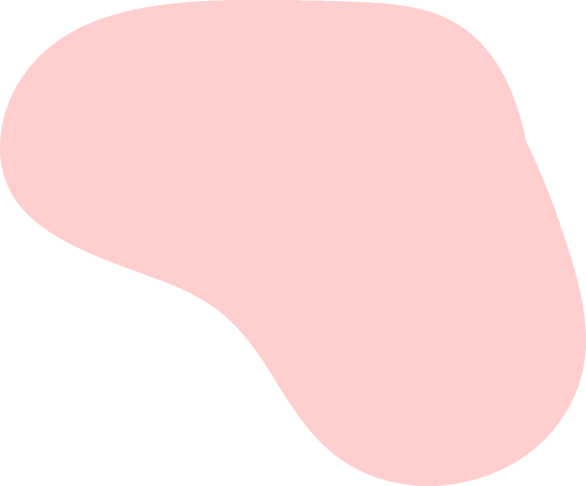 Organic boho shape, blob shape simple doodle line art png