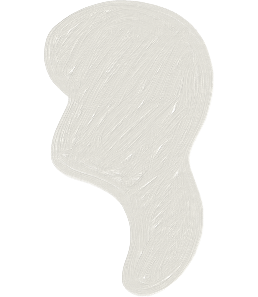 Organic shape oil texture hand paint, boho blob background png