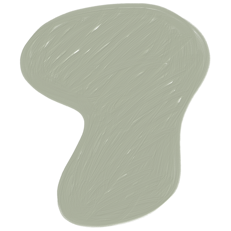 Organic shape oil texture hand paint, boho blob background png