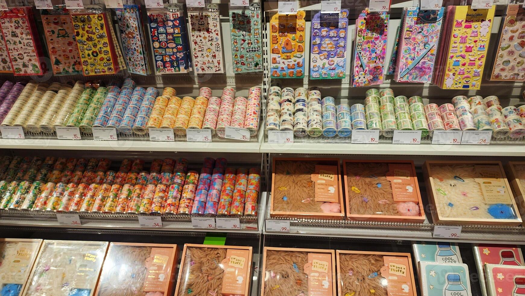 a store with many different types of candy on display photo