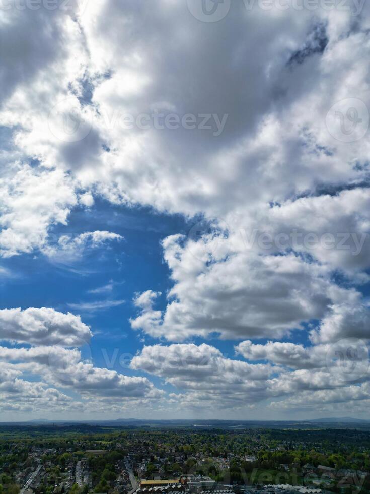 High Angle View of Wolverhampton City of metropolitan borough in the West Midlands, England, United Kingdom. May 4th, 2024 photo