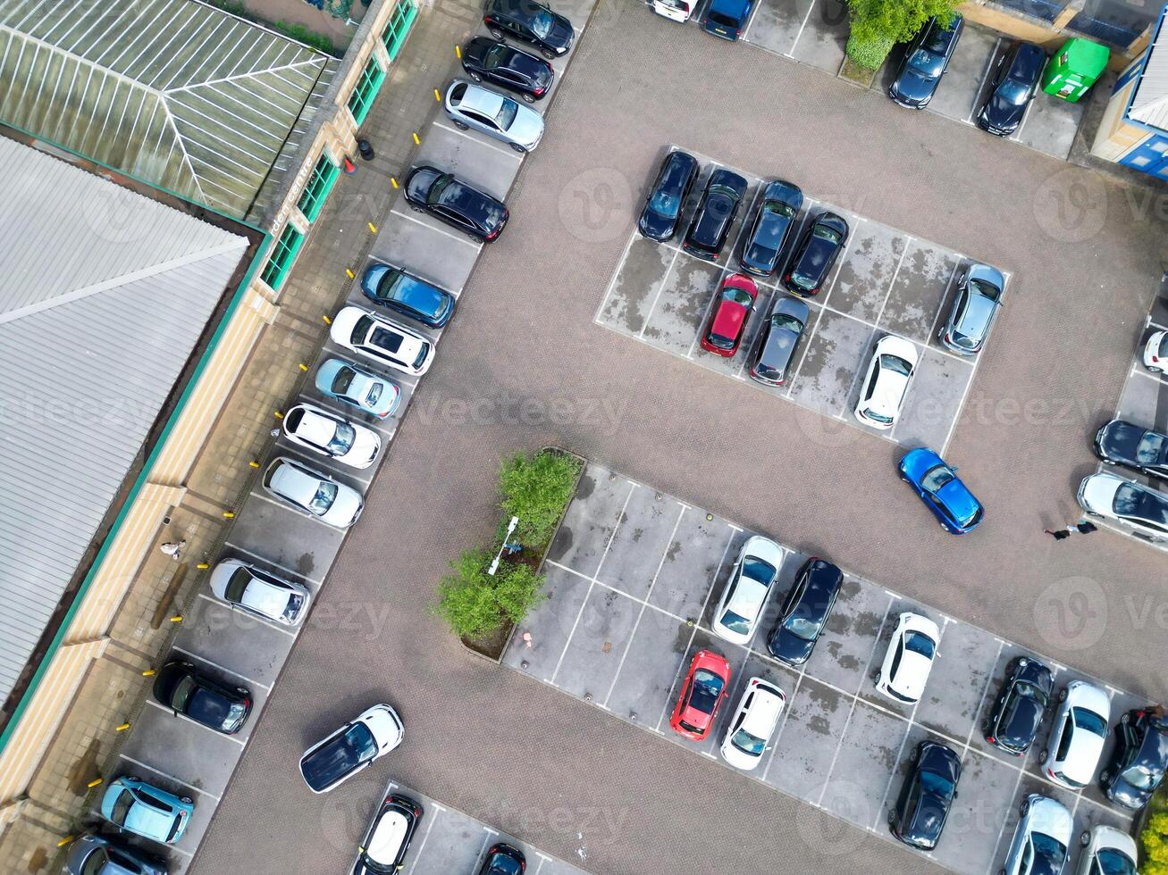 High Angle View of Wolverhampton City of metropolitan borough in the West Midlands, England, United Kingdom. May 4th, 2024 photo