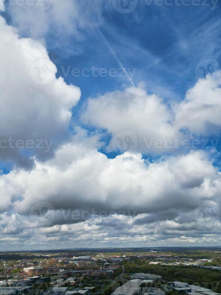 High Angle View of Derby City and Stadium Surround of the City. England United Kingdom. April 26th, 2024 photo