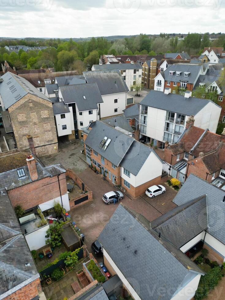 Aerial View of Historical Canterbury City Centre, Kent, England, Great Britain. April 20th, 2024 photo
