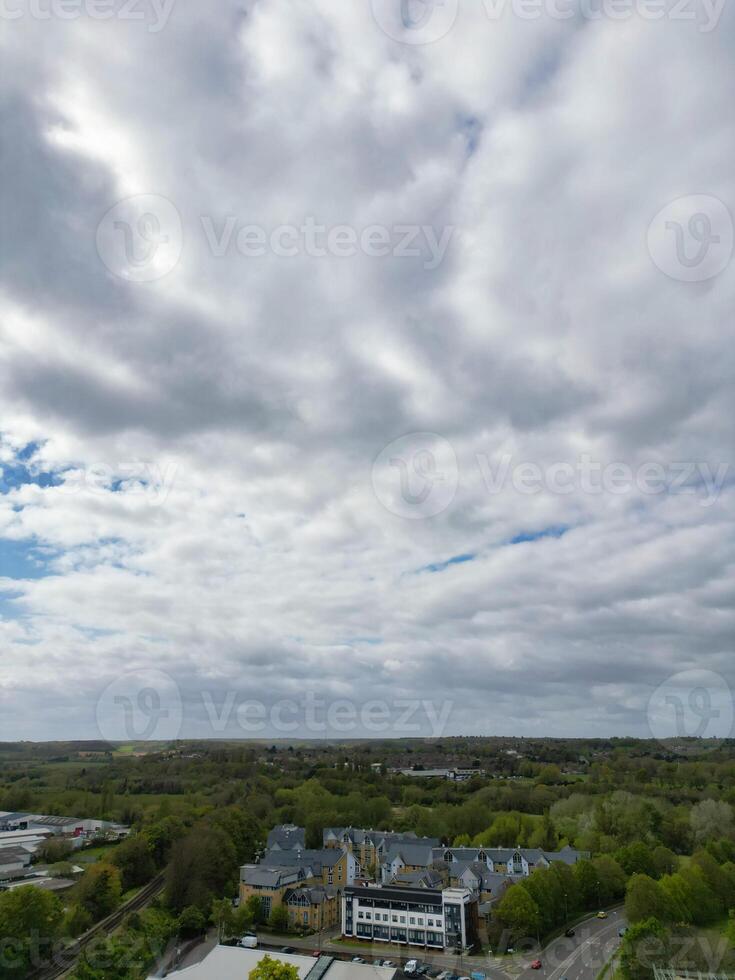 Aerial View of Historical Canterbury City Centre, Kent, England, Great Britain. April 20th, 2024 photo