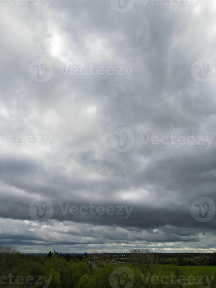 Aerial View of Central Denham Green London City of England United Kingdom. April 3rd, 2024 photo