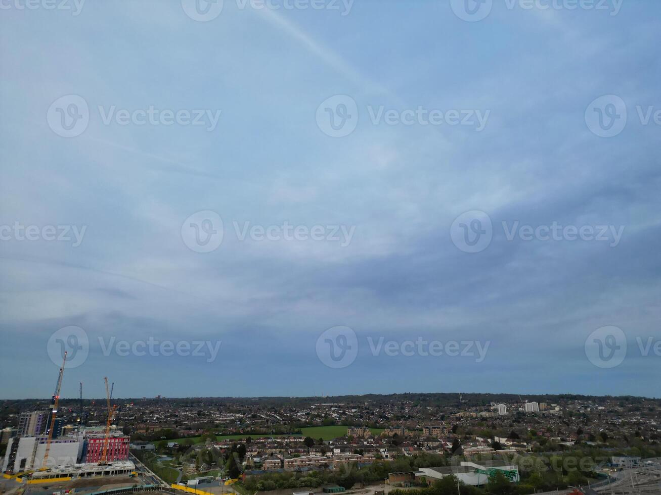 Aerial View of Brent Cross West Hendon London City of England United Kingdom, April 12th, 2024 photo