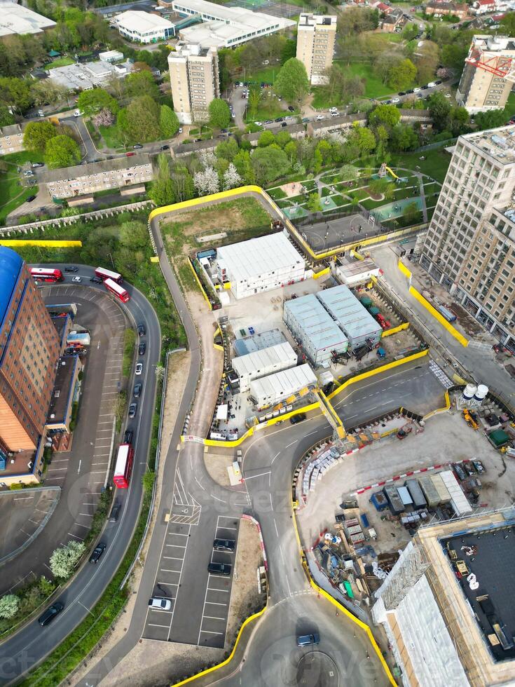 Aerial View of Brent Cross West Hendon London City of England United Kingdom, April 12th, 2024 photo