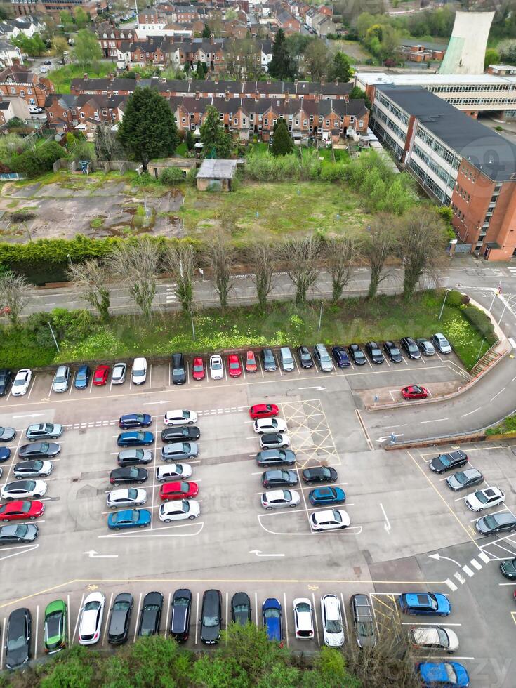 Aerial View of Rugby City of England Great Britain. April 8th, 2024 photo