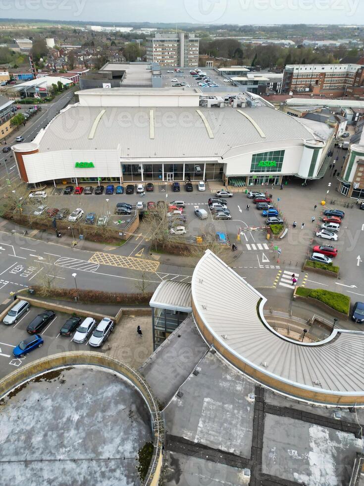 Aerial View of Rugby City of England Great Britain. April 8th, 2024 photo
