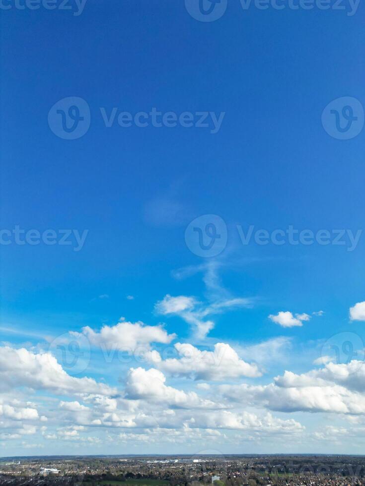 Beautiful Sky with Dramatical Clouds over Birmingham City of England United Kingdom, March 30th, 2024 photo