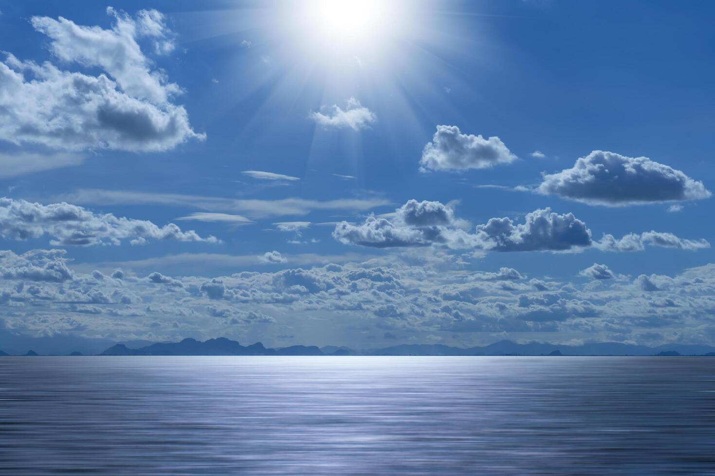 White cloud on the sky photo