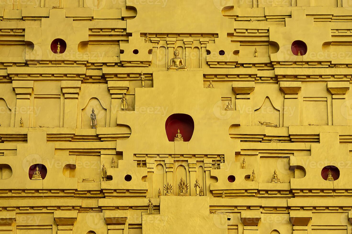 Detail of Golden Phuthakaya Pagoda photo