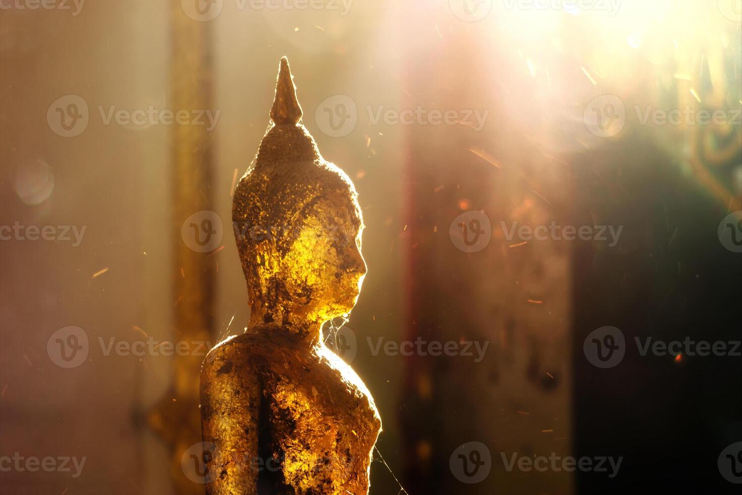 Close up the buddha photo