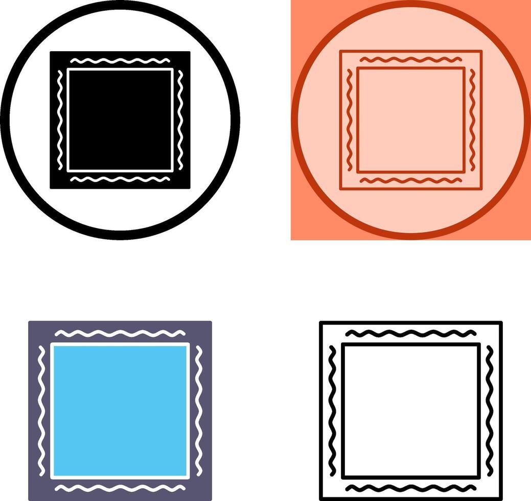 Unique Frame Icon Design vector