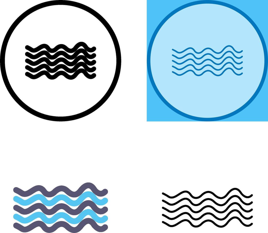 Magnetic Waves Icon vector