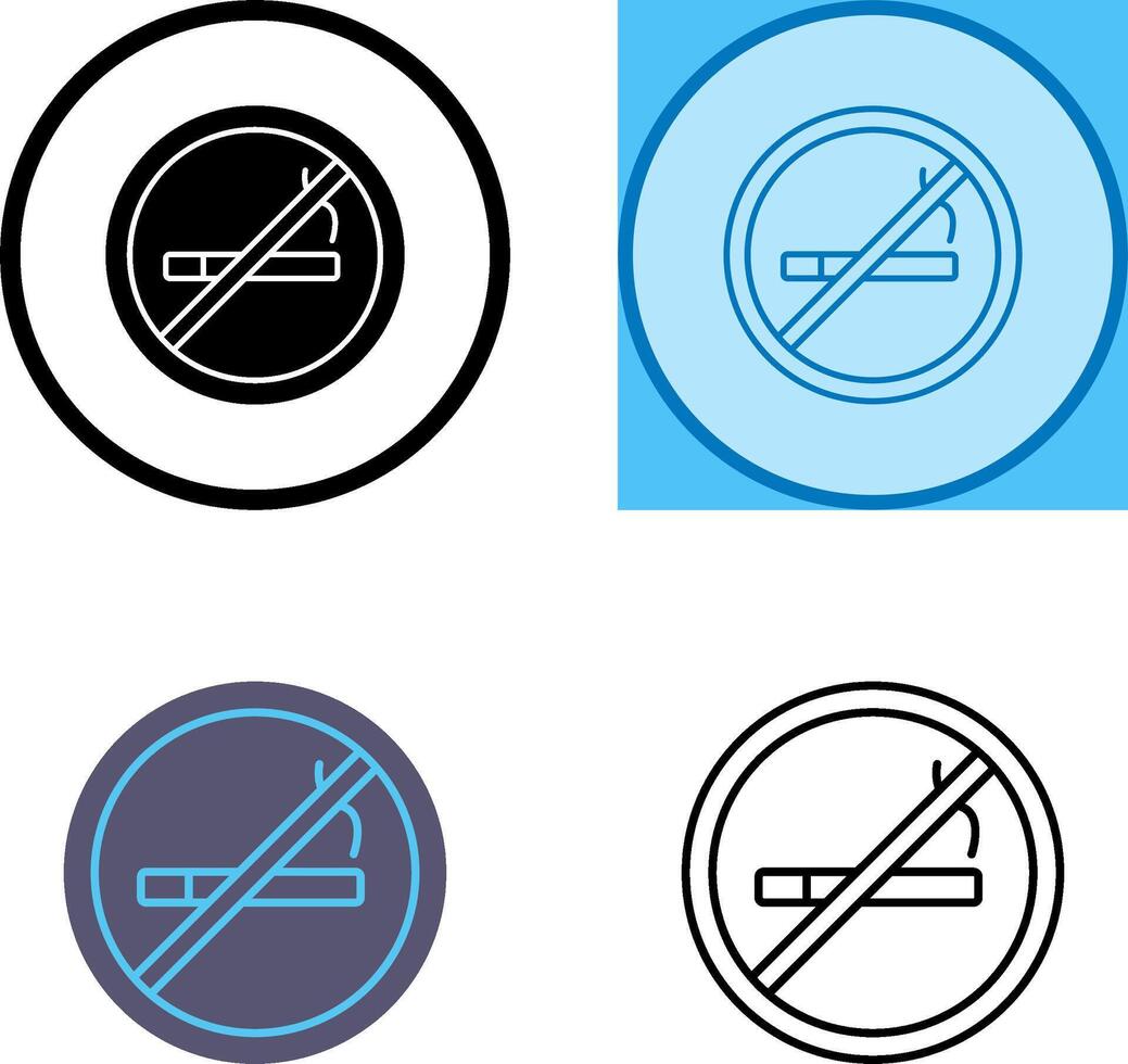 No Smoking Icon vector