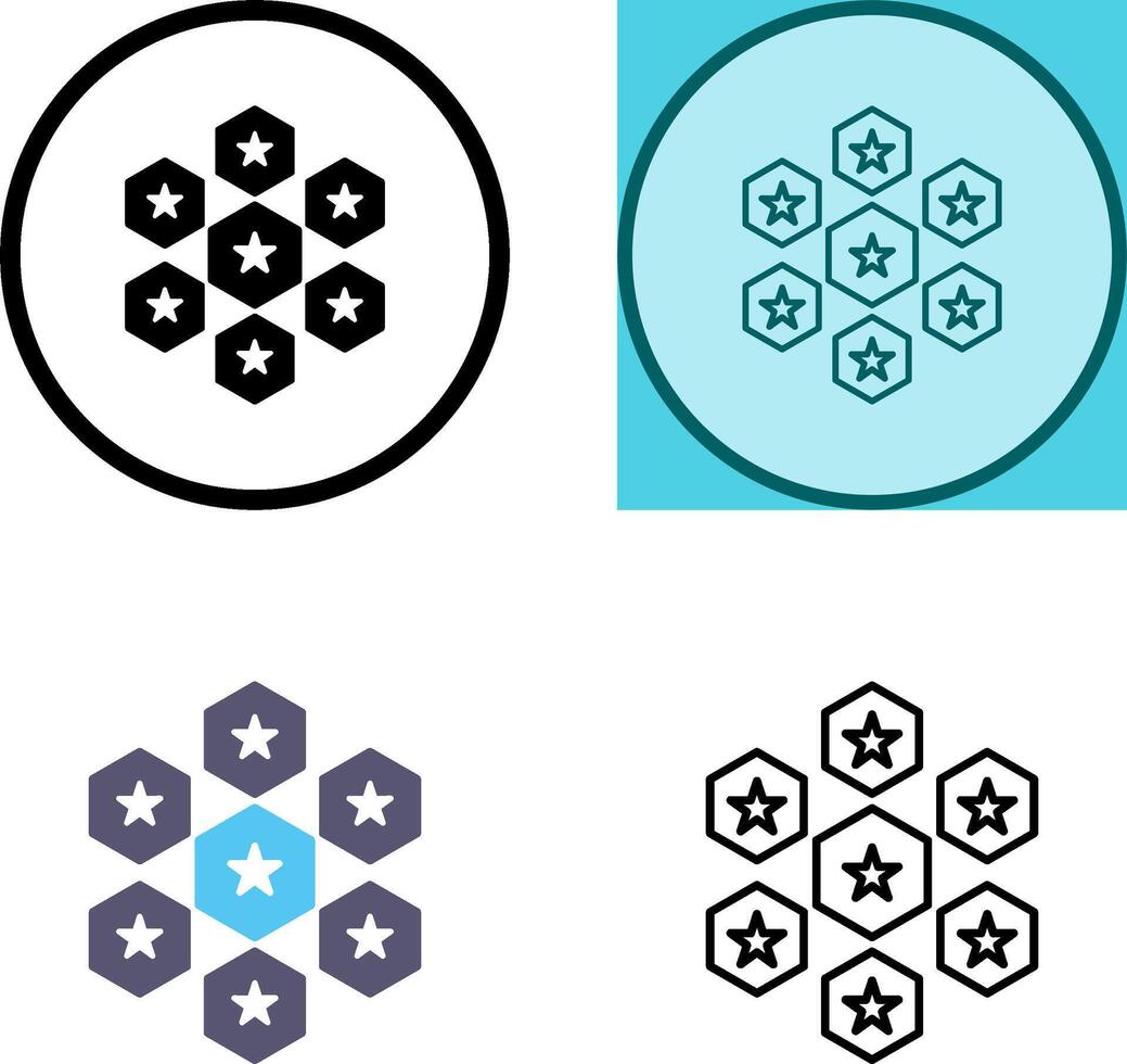 Unique Reputation Management Icon Design vector