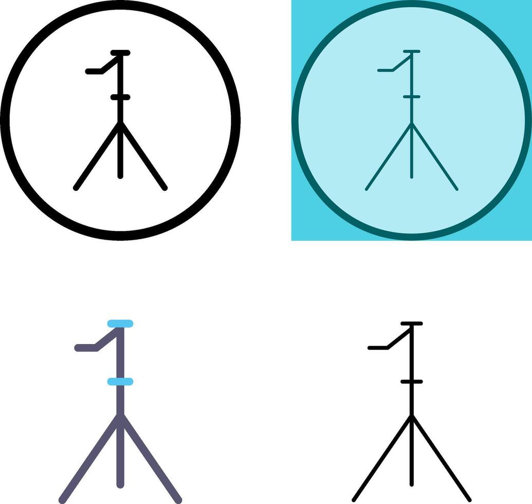 Unique Stand Icon Design vector
