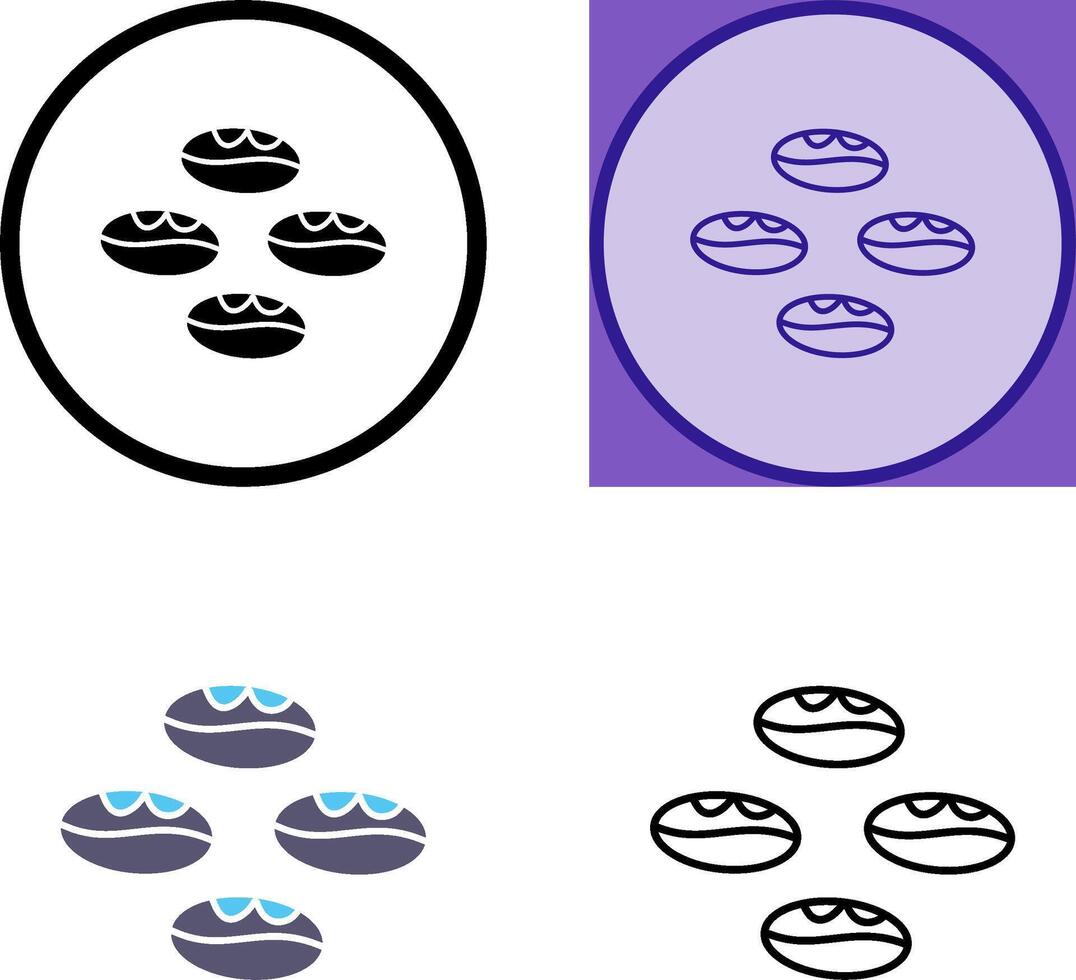 Coffee Beans Icon vector