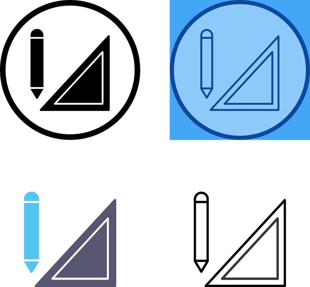 Drawing Tools Icon Design vector