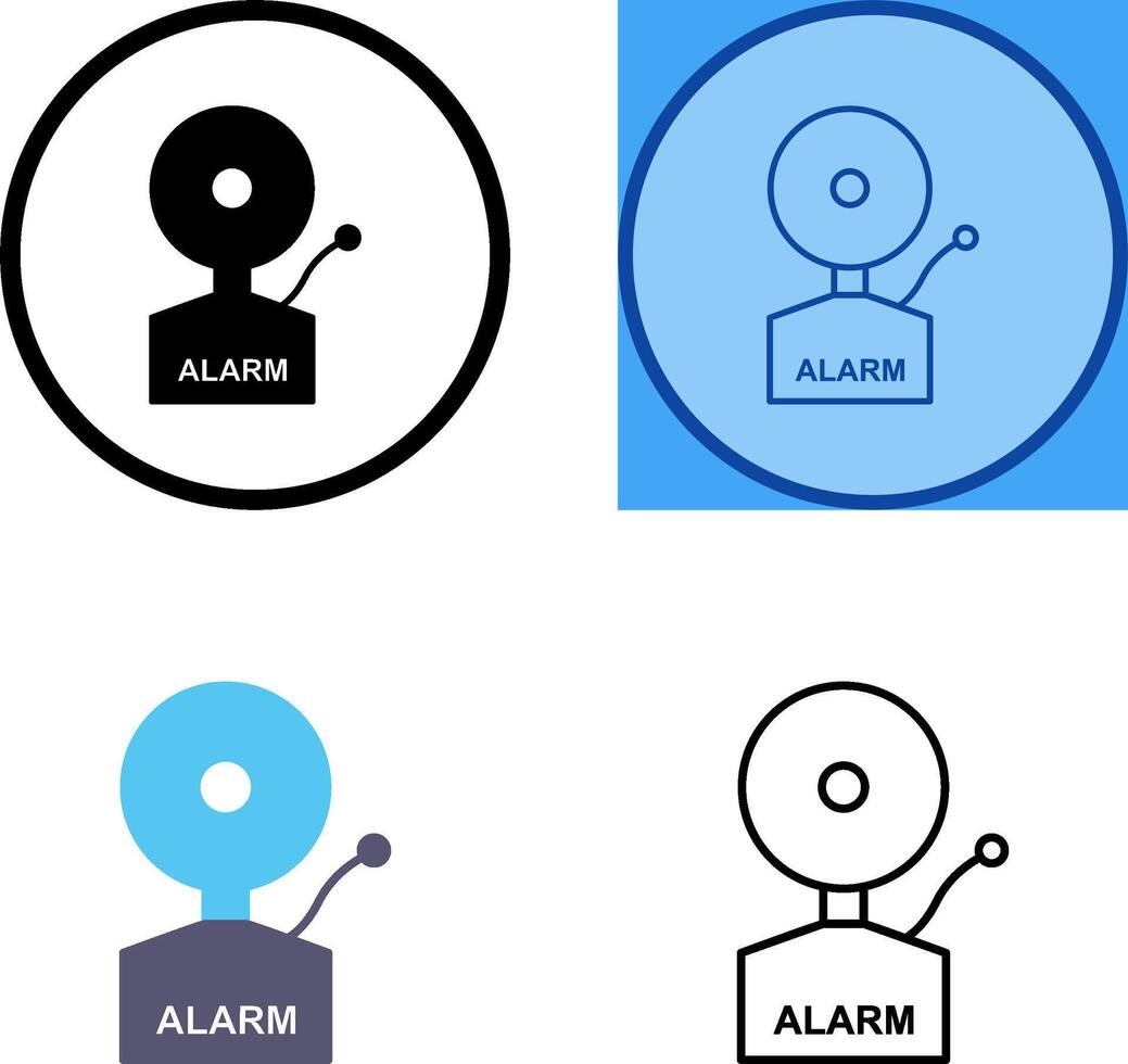 Alarms Icon Design vector