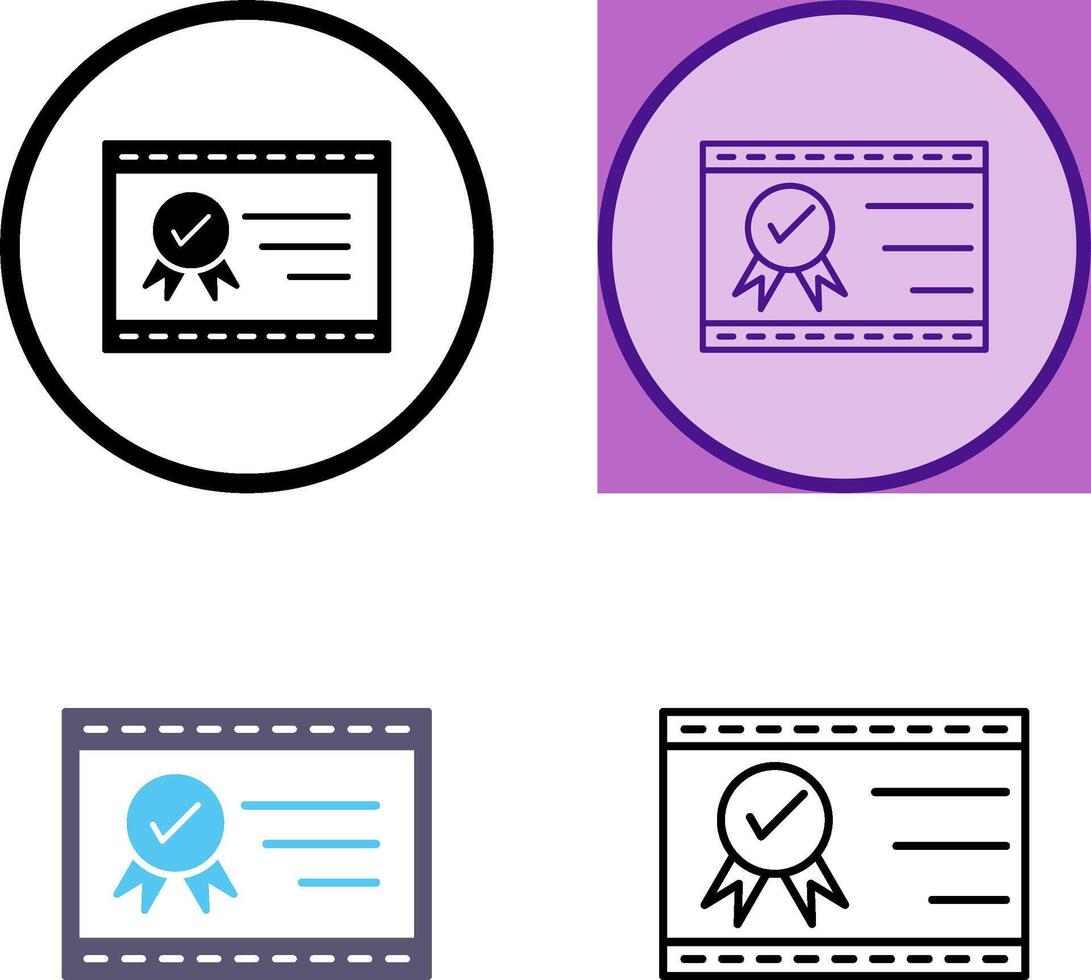 Unique Quality Assurance Icon Design vector