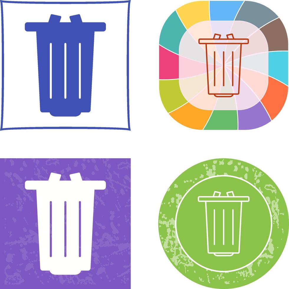 Garbage Icon Design vector