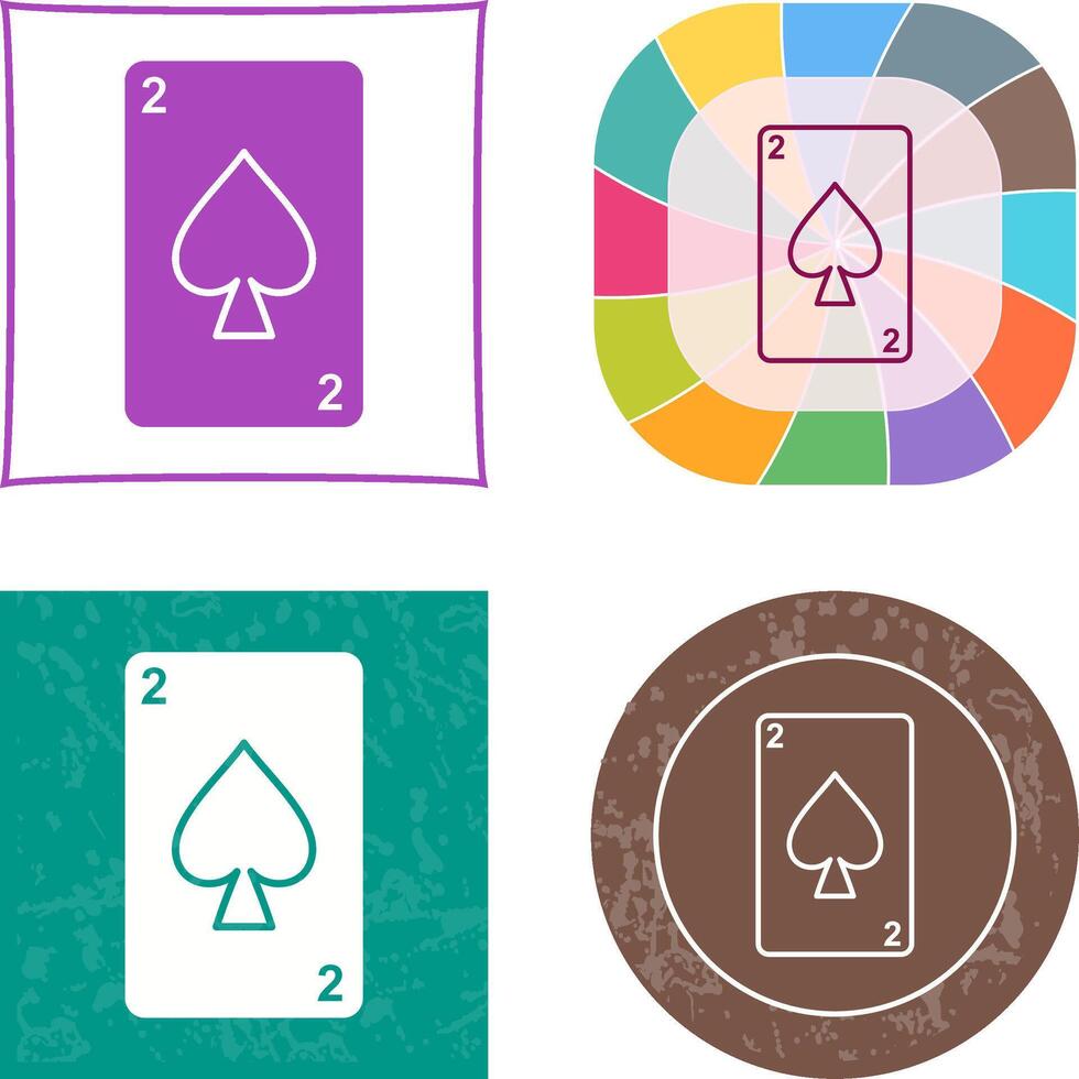 Spades Card Icon vector