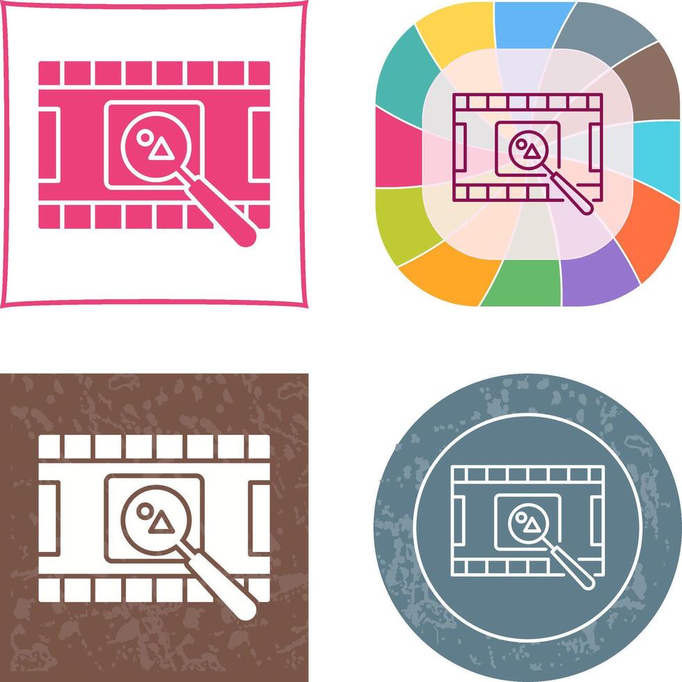 Unique Find Picture Icon vector