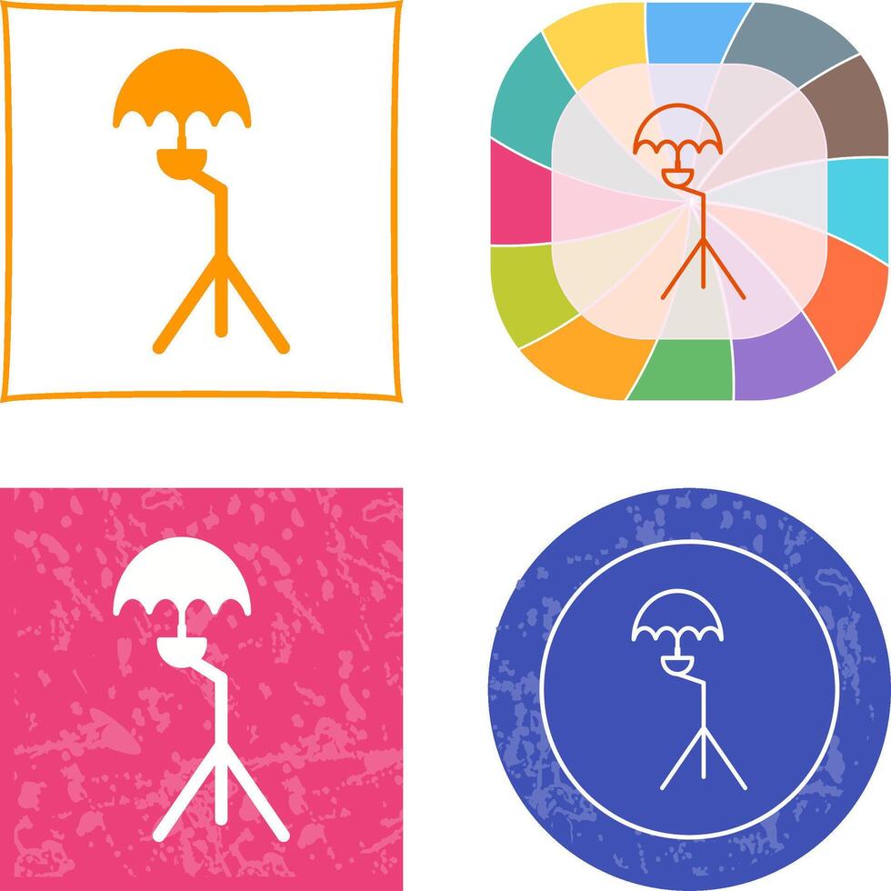 Unique Umbrella Stand Icon vector