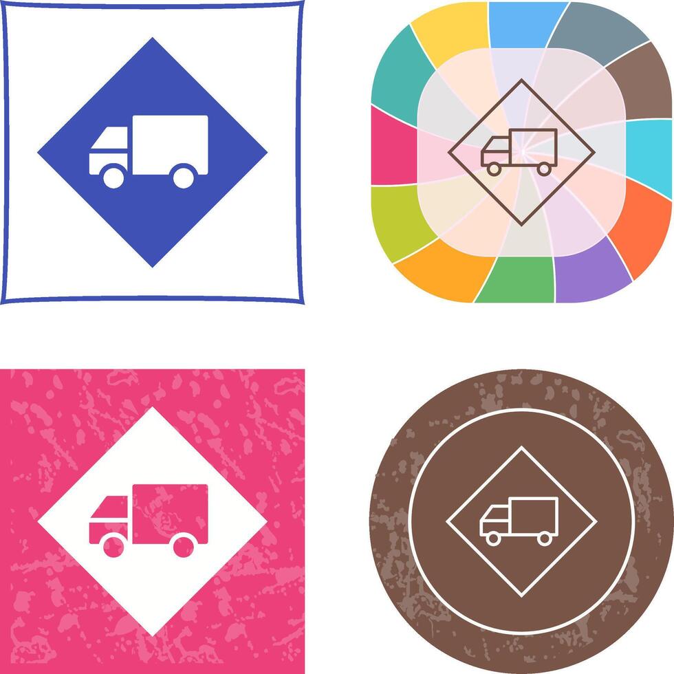 Dangerous Vehicle Icon vector