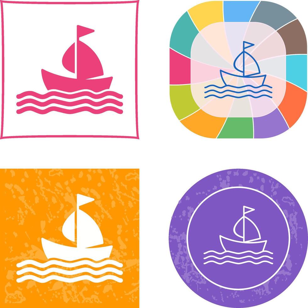 Boat Icon Design vector