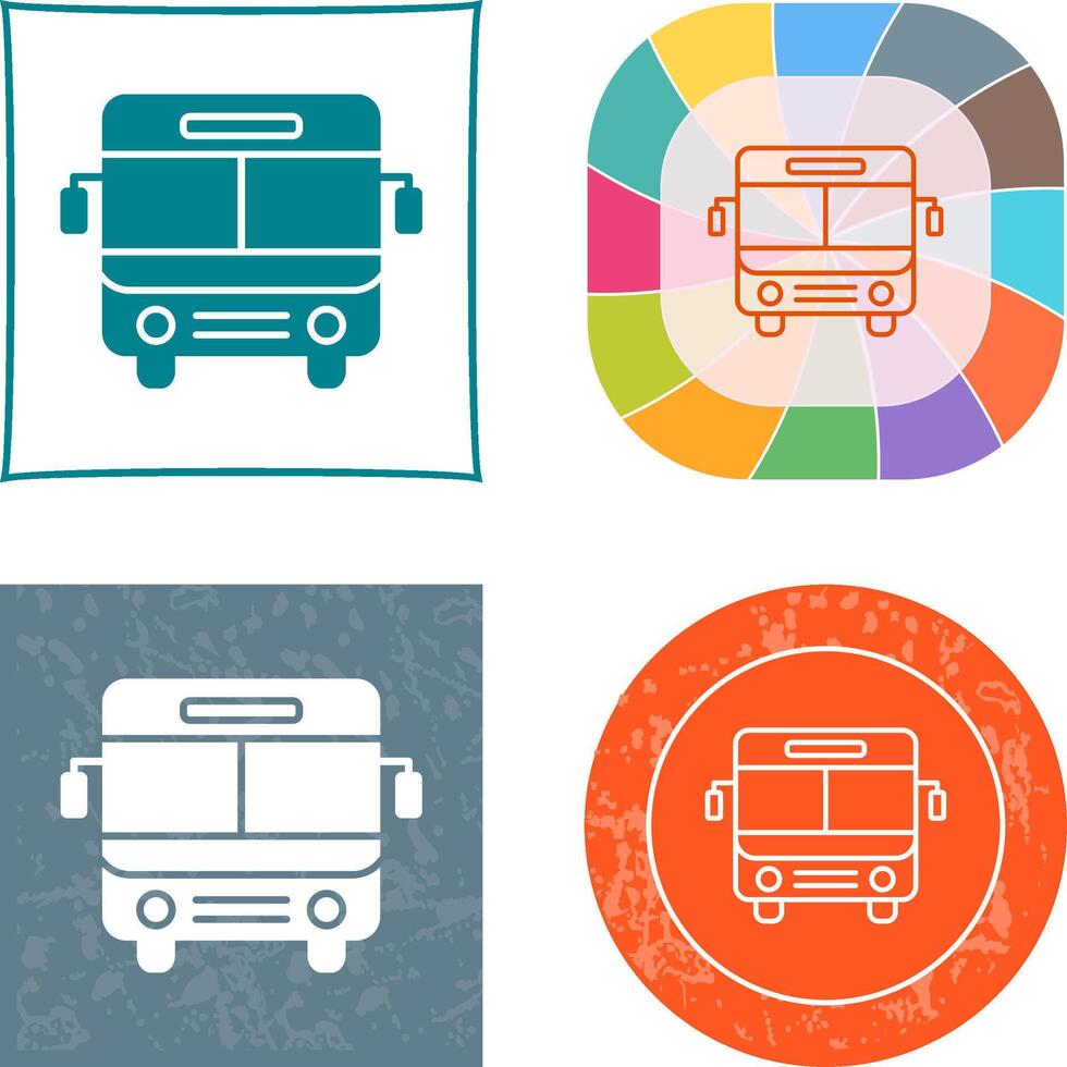 Bus Icon Design vector