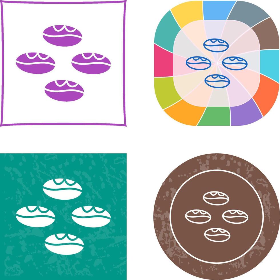 Coffee Beans Icon vector