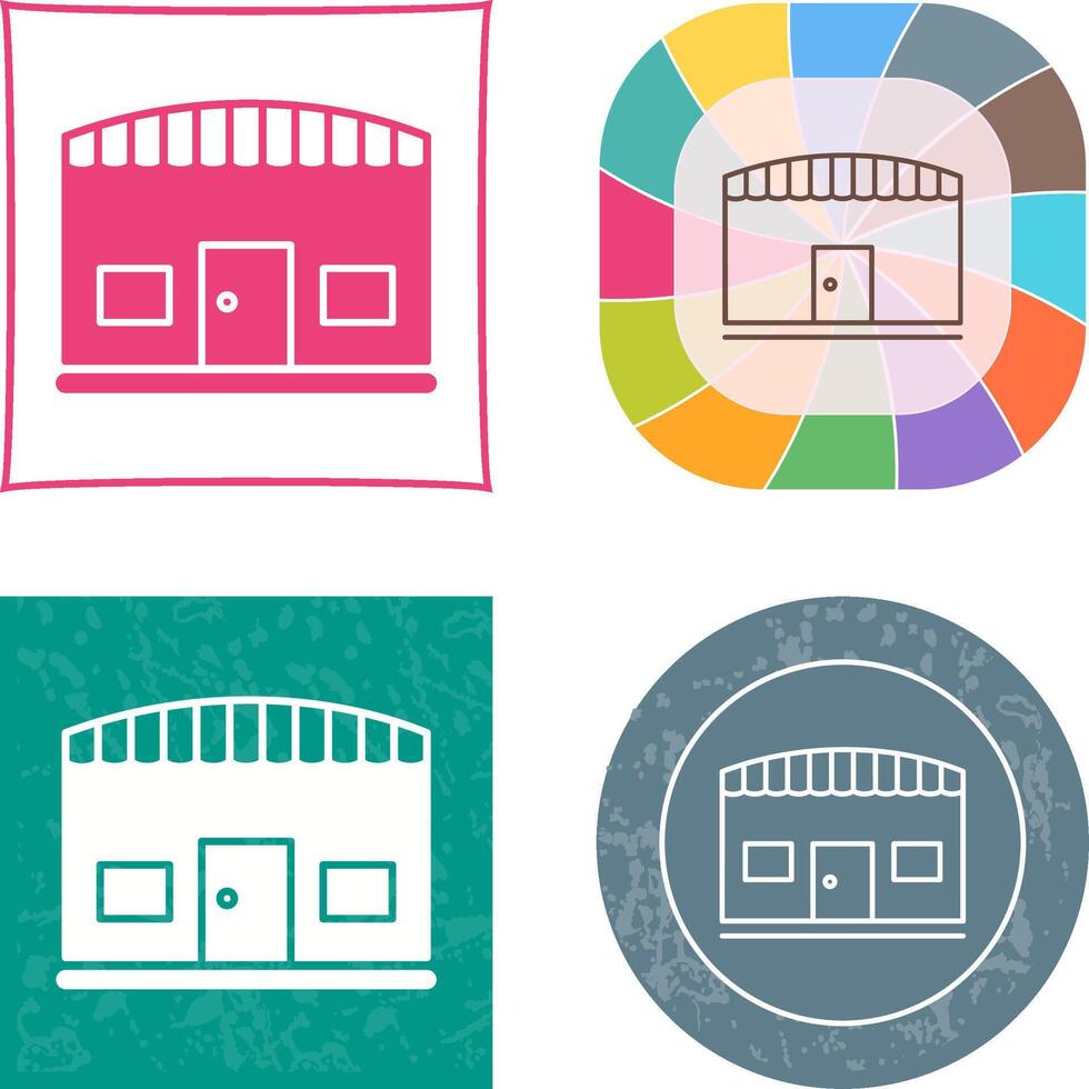 Unique Store Icon Design vector